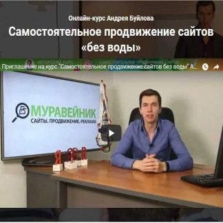 [Андрей Буйлов] Самостоятельное Продвижение Сайтов Без Воды. 2-й поток (2018 - 2019)