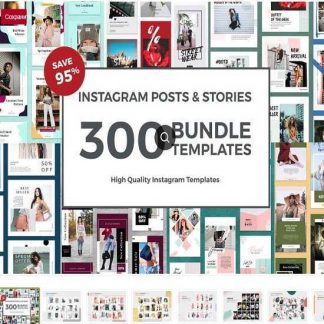 [CreativeMarket] Шаблоны для Инстаграм (посты и сториз) (2019)