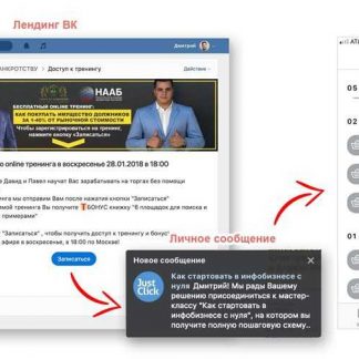 [Дмитрий Чистов] Специалист по автоворонкам и чат-ботам Вконтакте (2018) скачать