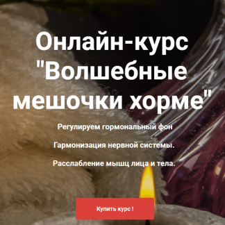 [Доктор Сэсэг] Онлайн-курс "Волшебные мешочки хорме" (2021)
