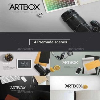 [Envatomarket] ArtBox - Artistic Mockup Kit
