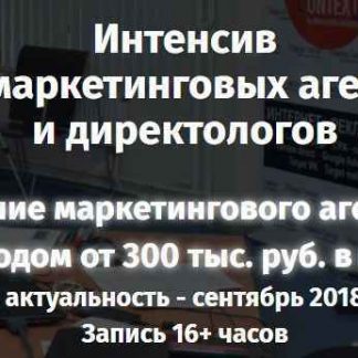 [Горбунов] Создание маркетингового агентства с доходом от 300 тыс. руб. в месяц (2018) скачать