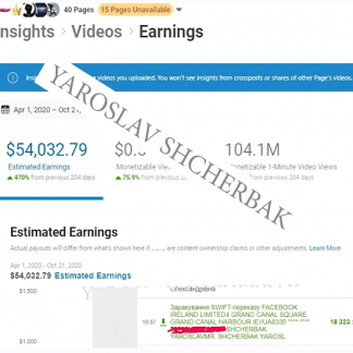 (In Stream Ads) [Yaroslav Shcherbak] Как заработать на видео в Facebook (2020)