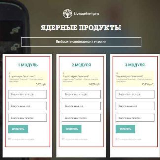 [Юрий Черников] Ядреные продукты в инфобизнесе (2018) скачать