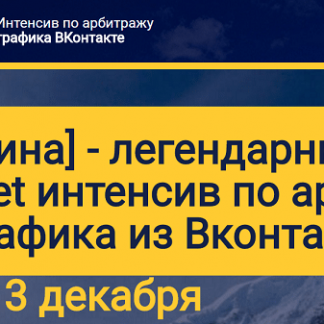 Легендарный интенсив по арбитражу трафика из Вконтакте Лавина скачать