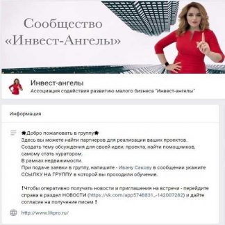 [Наталия Закхайм, Андрей Краснов, Марина Михалёва] Заседание Ассоциации "Инвест-Ангелы” (2019)