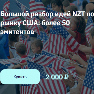 [nztrusfond] Большой разбор идей NZT по рынку США: более 50 эмитентов (2021)