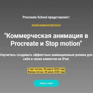 [Евгения Назарова] Коммерческая анимация в Procreate и Stop motion (2020)