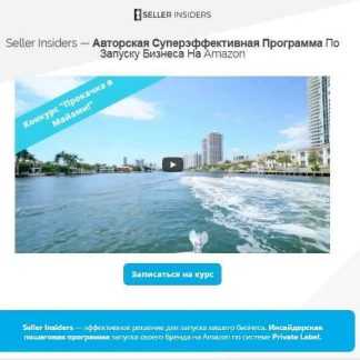 [Seller Insiders] Авторская программа по запуску бизнеса на Amazon скачать