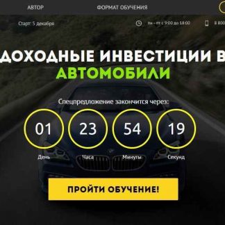 [Сергей Ракша] Доходные инвестиции в автомобили (2018) скачать
