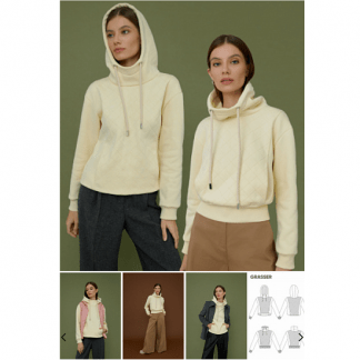 [Grasser] [Шитьё] Худи и свитшот №862. Размер 38-56. Рост 164-179 (2021)