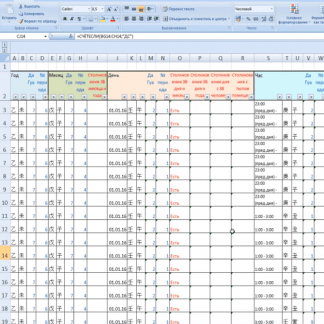 [Виктория Байкова] Таблица КМФ на 2021 год