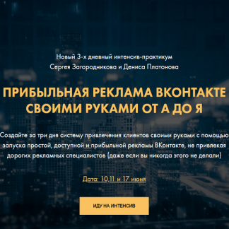 [Загородников, Платонов] Прибыльная реклама ВКонтакте своими руками от А до Я (2020)