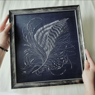 [Вышивка][Инга-Марита] Онлайн мастер-класс "Перо" (2022)