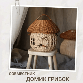 [Бумажная лоза][Васылив Олеся] Совместник Домик грибок (2022)