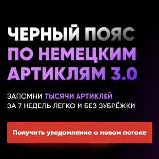 [Елена Удалова] Черный пояс по немецким артиклям 3.0 (2022)