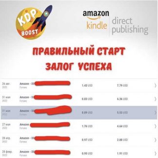 Amazon KDP. Правильный старт, залог успеха