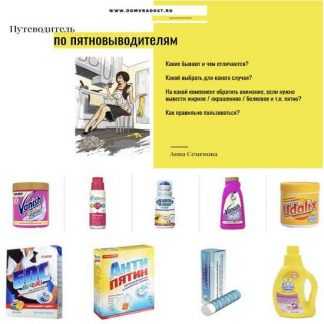 [Анна Семенова] Гайд по пятновыводителям + Гайд "К школе" (2023) [Дом в радость]