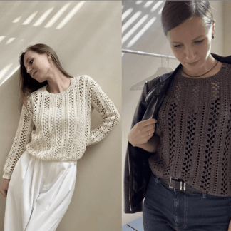 [jenya_shakhova][Евгения Шахова] Джемпер/топ Вояж (2023)