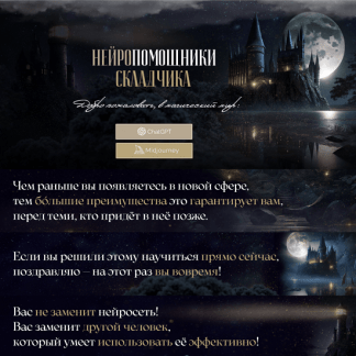 [Webщик] Нейропомощники складчика: от простого к сложному (2023)