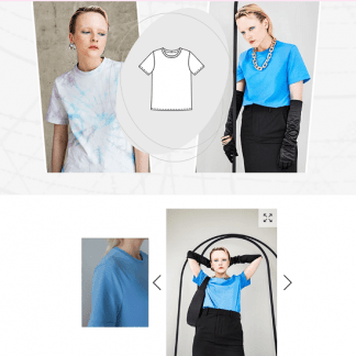 [Шитье][Академия Burda] Футболка с окрашиванием в технике "тай-дай" (2023)