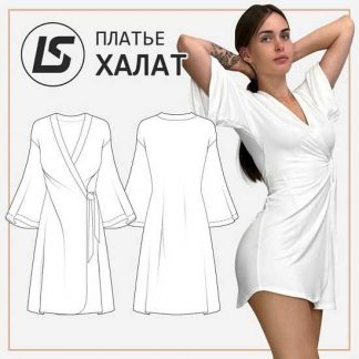 [Шитье][Лена Соцкова] Платье-халат (2023)
