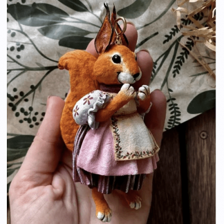 [Ватная игрушка][cotton_toys_st] Белочка (2023)