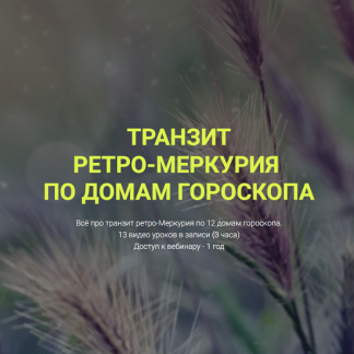 [Евгений Волоконцев] Транзит Ретро-Меркурия по 12 домам гороскопа (2023)