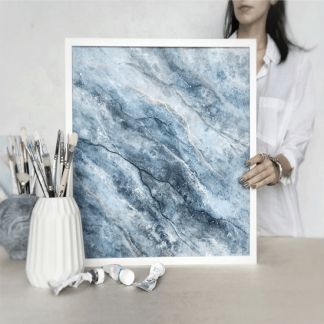 [Мария Трищецкая] Имитация мрамора на основе акрила (2023)