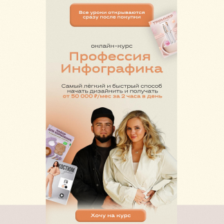 [Ариадна Юсупова, Мурад Юсупов] Проофессия инфографика (2024) [тариф "Продвинутый"]
