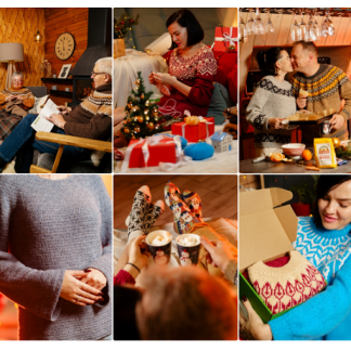 [Дана Романова] Зимняя сказка. Лопапейсы крючком и спицами + носочки крючком (2023)