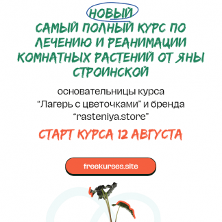 [Яна Строинская] Самый полный курс по лечению и реанимации комнатных растений (2024)