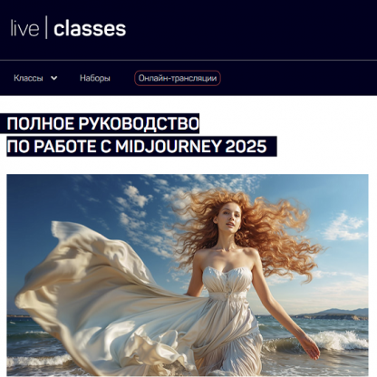 [Антон Мартынов] Полное руководство по работе с Midjourney 2025 [liveclasses]