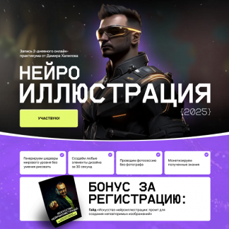 [Дамир Халилов] Нейроиллюстрация 2025 [Тариф Вип]