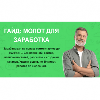 [Павел Корнев] Молот для заработка. Зарабатывая на поиске комментариев до 8600/день (2024)