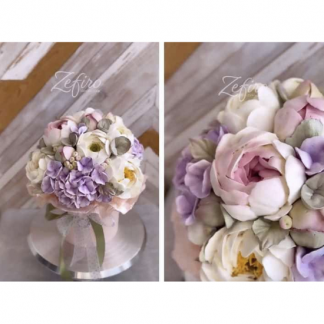 [Александра Попова] Зефирные цветы. Обучающий канал Идеальный зефирный букет [zefiro_orb]