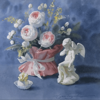 [Елена Базанова] Десерт для Амура. Натюрморт акварельными лессировками (2025) [lectoroom]