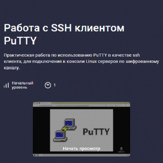 [Николай Мищенков] Работа с SSH клиентом PuTTY (2025) [Stepik]
