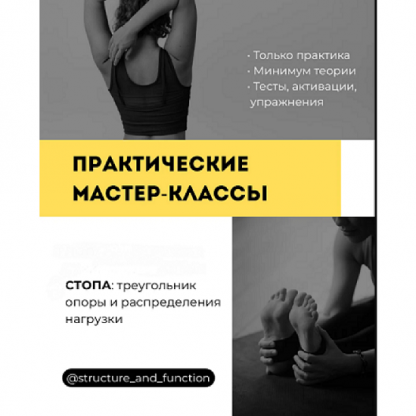 [Александр Волоткевич] Стопа: треугольник опоры и распределения нагрузки (2025)