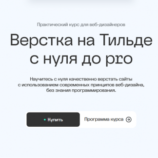 [Максим Мазурин] Верстка на Тильде с нуля до pro (2025) [Академия Нолим] [Тариф Базовый]