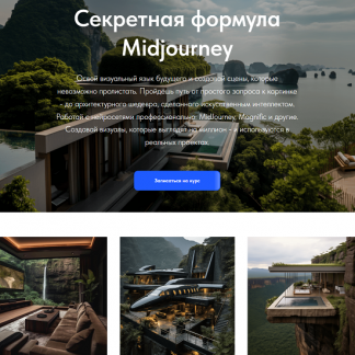 [Мария Дудкина] Секретная формула Midjourney (2025) [Midjourney architecture] [Тариф Профессиональный]