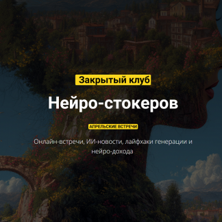 [Вадим Закиров] Закрытый клуб нейро-фотостокеров (апрель 2025)