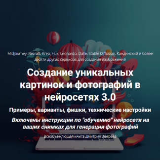 [Дмитрий Зверев] Книга по картинкам и фото в нейросетях 3.0 (2025)