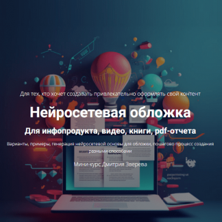 [Дмитрий Зверев] Нейросетевая обложка (2025) [Тариф Мини-курс по обложкам]