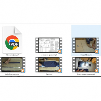 [Владимир Садыков] Мужские брюки, конструкция с деталями, авторасчёт и технология пошива (2025)