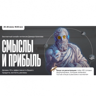 [Дамир Халилов] Смыслы и прибыль (2025) [Тариф Vip]