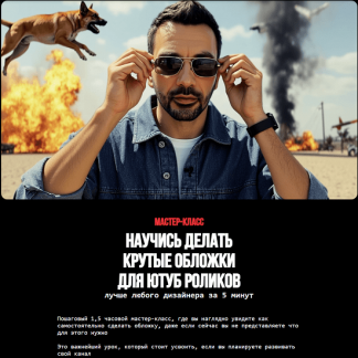 [Виктор Гаврилов] Научись делать крутые обложки для Ютуб роликов (2025)