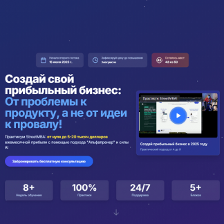 [Алмас Абулхаиров, Денис Литвинов] Street MBA (2025) [Тариф Солопренер]