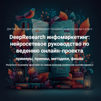 [Дмитрий Зверев] DeepResearch инфомаркетинг: руководство по ведению онлайн-проекта (2025) [Тариф Про инфомаркетинг]