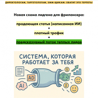 [Николай Цилинский] Новая схема лидгена для фрилансера (2025) [Тариф Базовый]